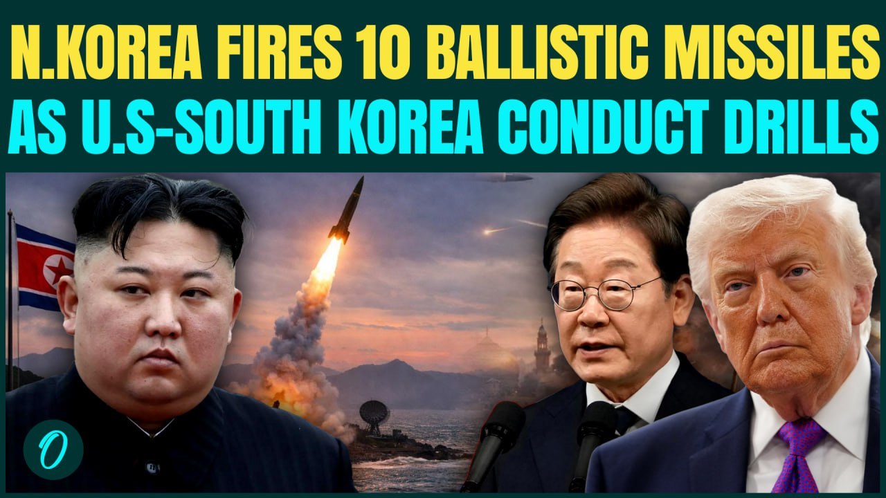 North Korea Vs U.S-South Korea BREAKING: Kim Jong Un FIRES Ballistic Missiles Towards Sea Of Japan