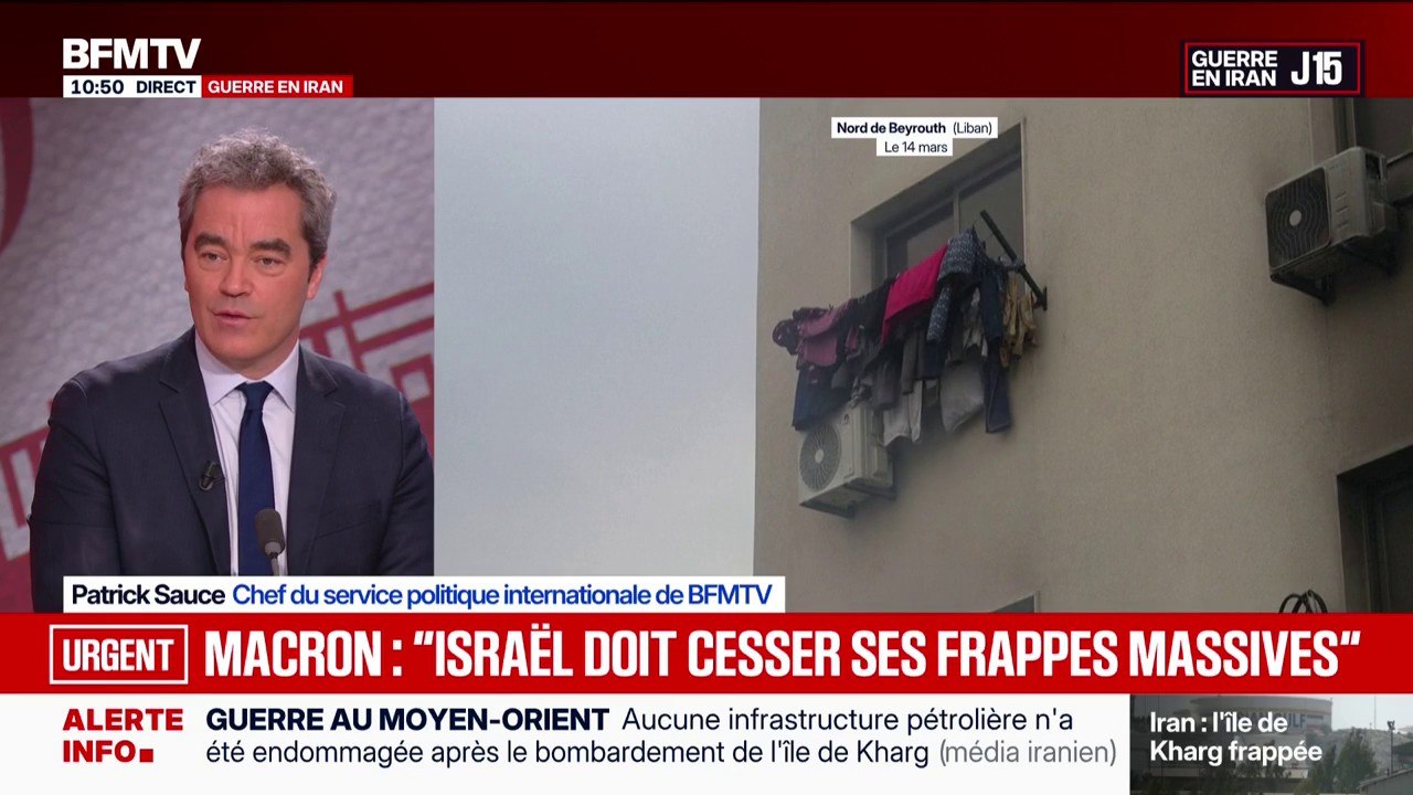 Guerre au Moyen-Orient: "Israël doit renoncer à une offensive d’ampleur et cesser ses frappes massives" sur le Liban, déclare Emmanuel Macron