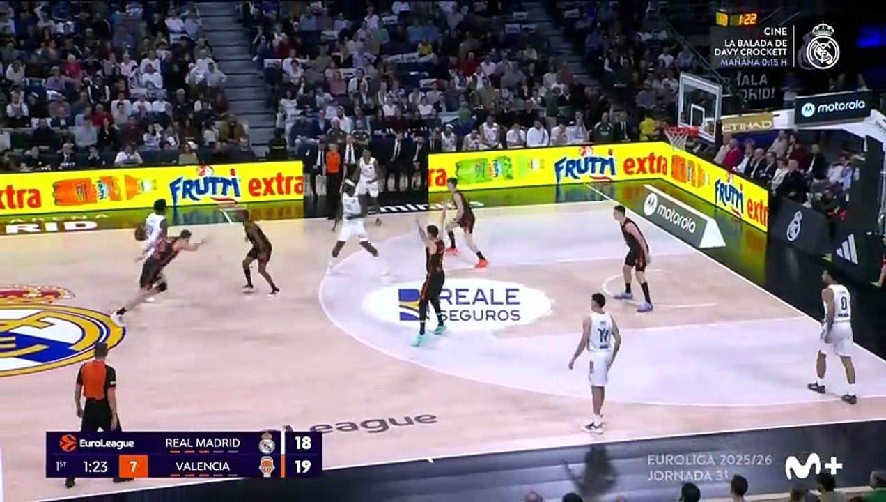 Real Madrid Baloncesto vs Valencia Basket Euroleague 2025 2026 Madrid Movistar Arena marzo 2026