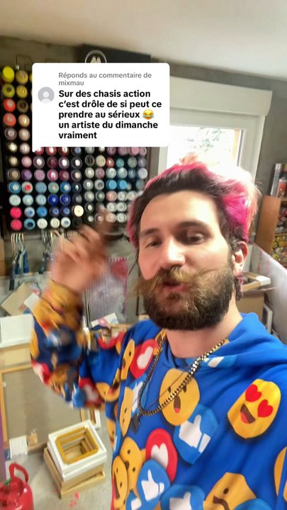 Tu crois vraiment que j’achète mes toiles à Action ?