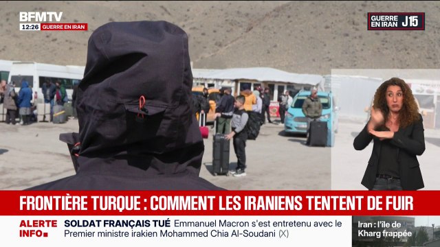 Guerre au Moyen-Orient: Toutes les nuits, les bombes pleuvent. Nous sommes très effrayés , témoigne cet Iranien, qui tente de fuir à la frontière turque