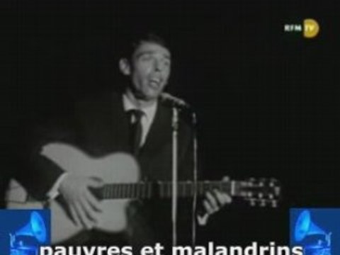 « Quand on n'a que l'amour » Jacques Brel + sous-titres