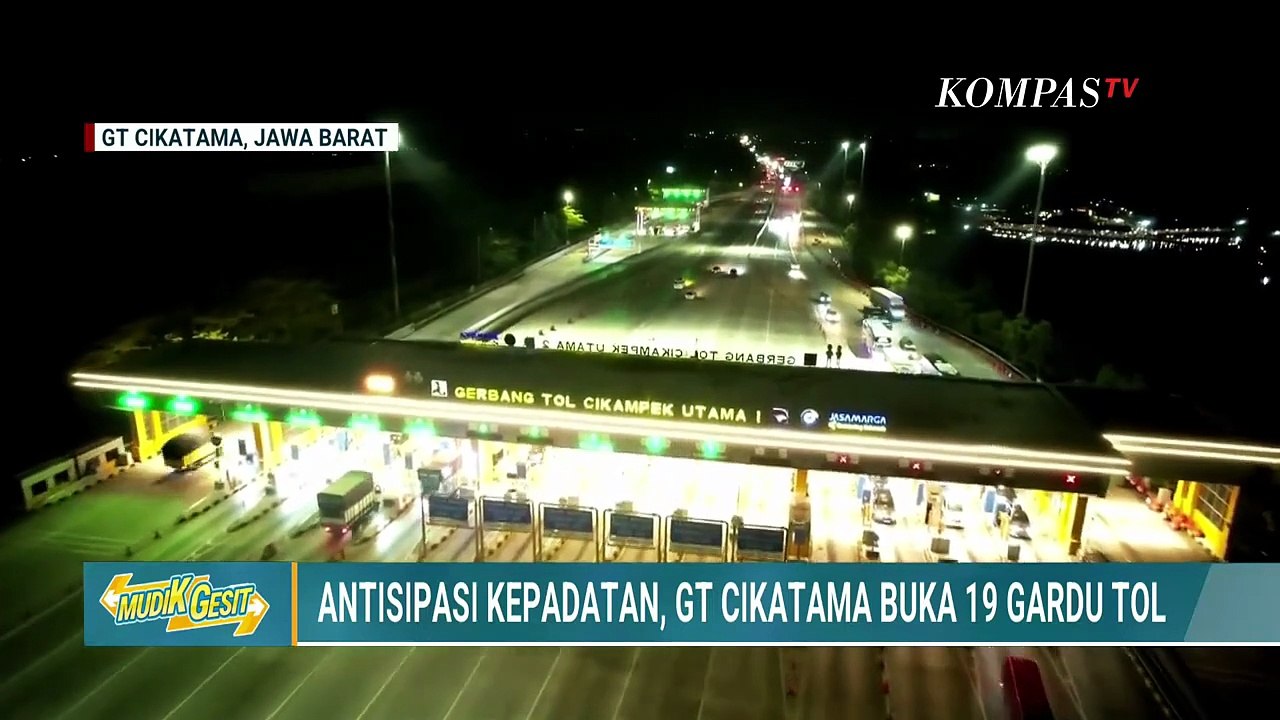 Terbaru! Pantauan Arus Mudik di Gerbang Tol Cikatama Lancar, Diskon Tarif Tol 30% Disiapkan