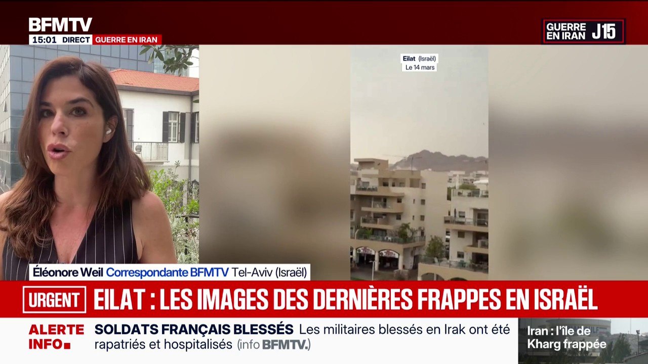 Guerre au Moyen-Orient: les images des dernières frappes iraniennes à Eilat, en Israël