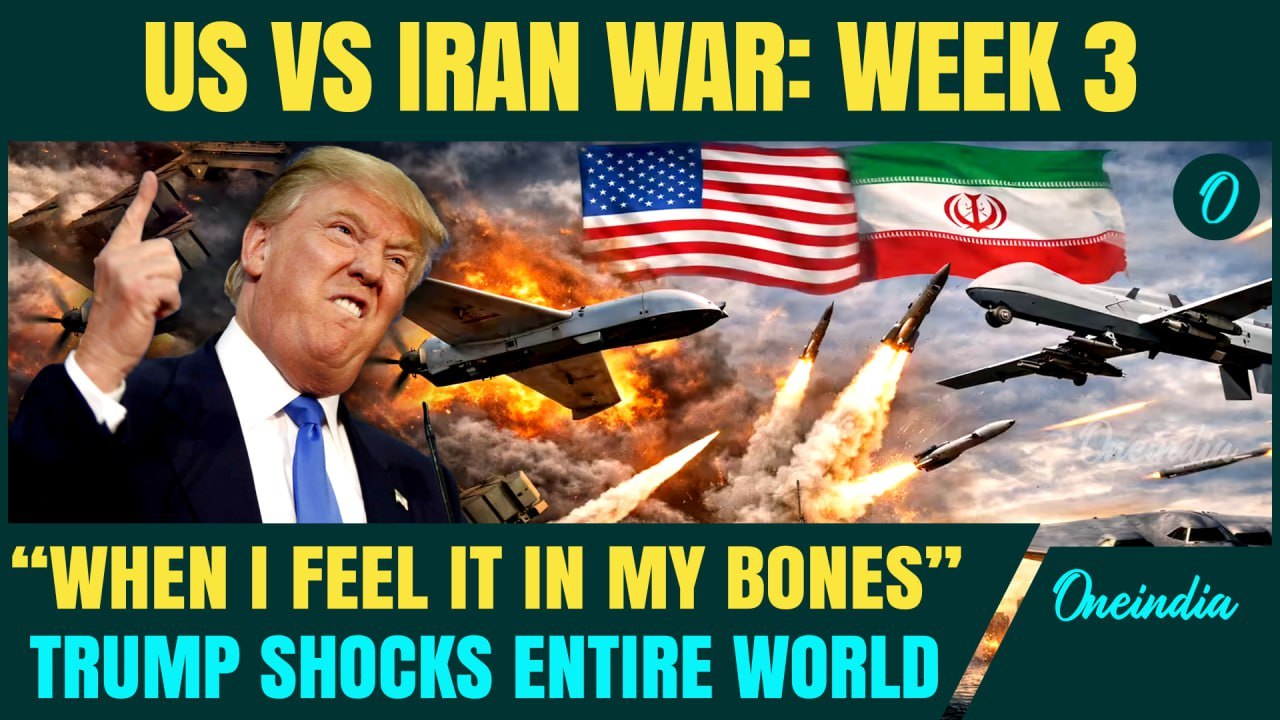 ‘When I Feel It In My Bones’: Trump HINTS At Instinct Guiding His Iran War Strategy; World in SHOCK