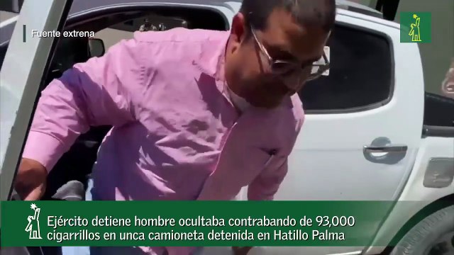 Ejército detiene hombre ocultaba contrabando de 93,000 cigarrillos en unca camioneta detenida en Hatillo Palma