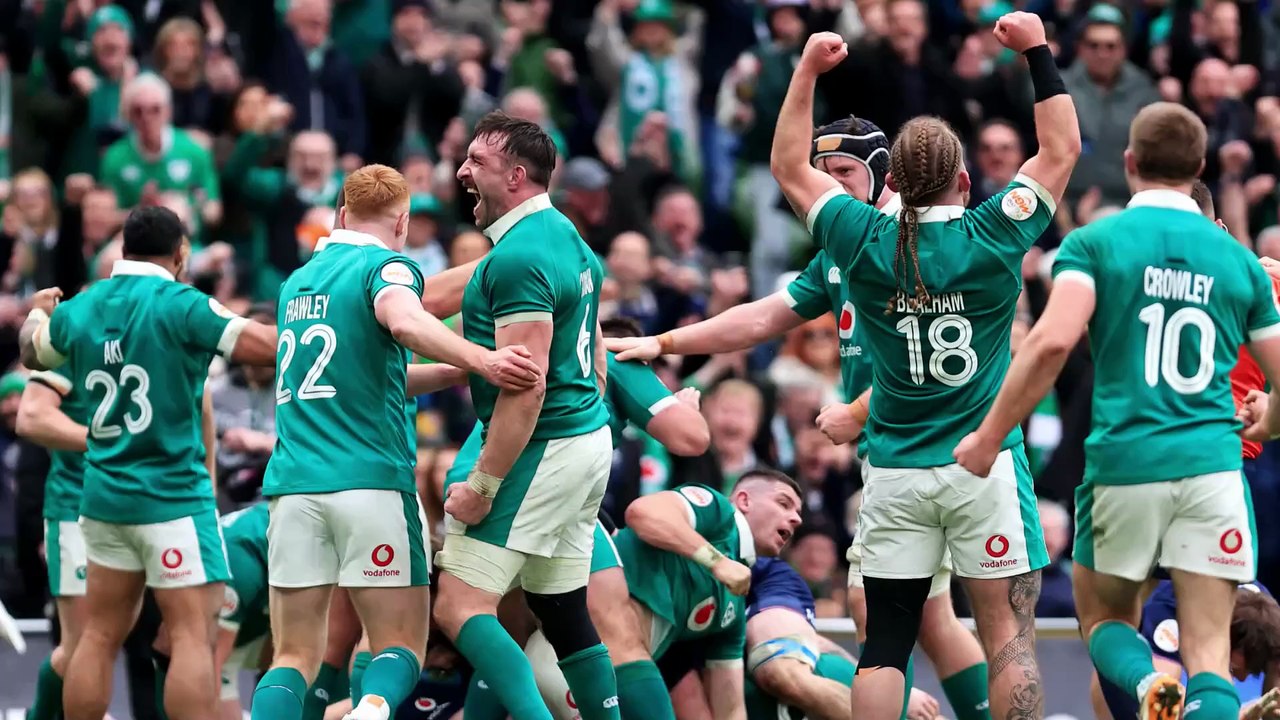 L'Irlande prend provisoirement la tête du Tournoi et met la pression sur la France après sa victoire contre l'Écosse - Tournoi des 6 Nations