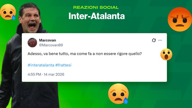 Rigore solare su Frattesi : la rabbia dei tifosi dopo Inter-Atalanta