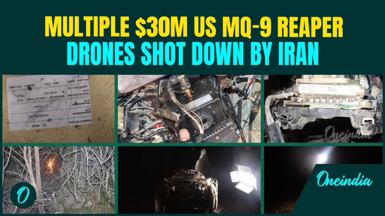 Iran Downs $30M US MQ-9 Reaper Drone; Over 110 US, Israeli Drones Destroyed So Far Iran Air Defenses