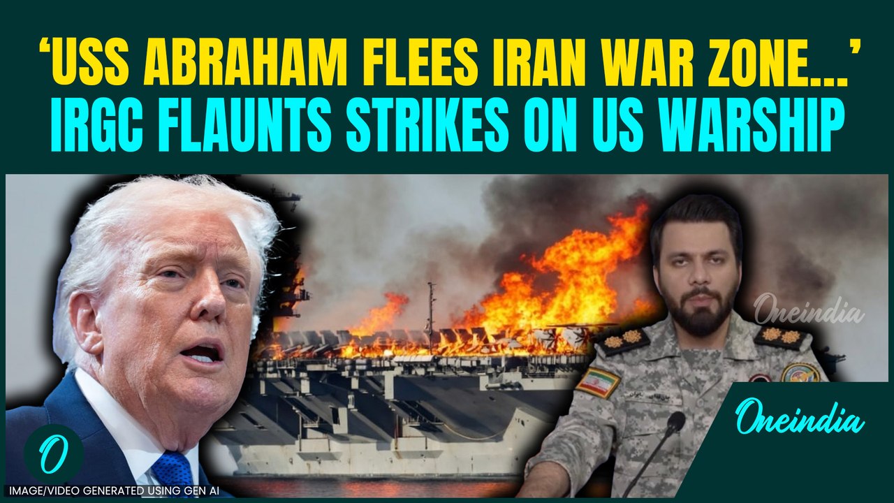 USS Abraham Left War Zone? IRGC Touts Striking Trump’s Aircraft Carrier Group With Missiles, Drones