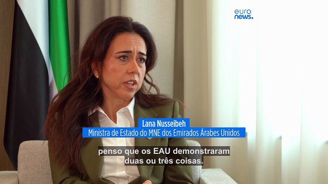 O Irão não pode manter a economia mundial como refém , diz ministra dos Emirados à Euronews