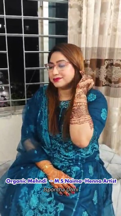 হাতে মেহেদি মানেই একটু অন্যরকম ভালো লাগা 🌿 | Organic Mehndi | Bridal Mehndi | Eid Mehndi | Ispontha । । mehndi design for beginners latest mehndi design 2026 trending mehndi design 2026 easy mehndi design for hands back hand mehndi design front hand mehn
