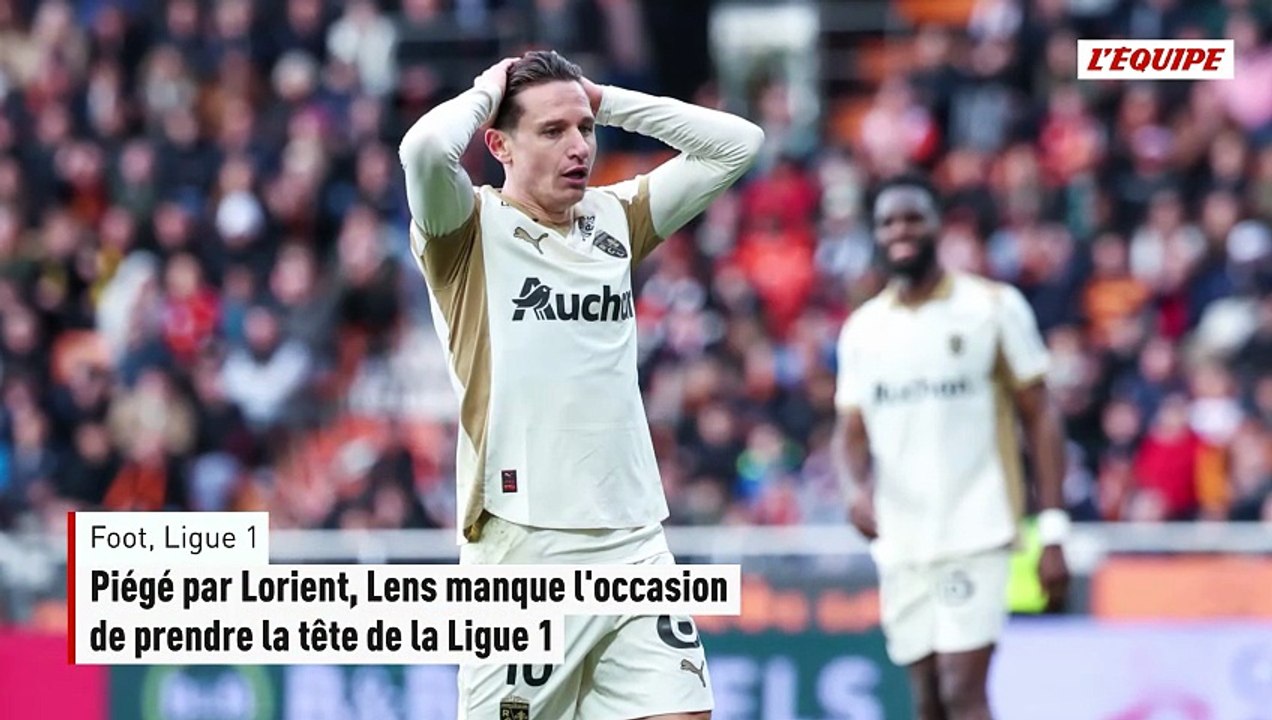 Piégé par Lorient, Lens manque l'occasion de prendre la tête de la Ligue 1 - Foot - Ligue 1