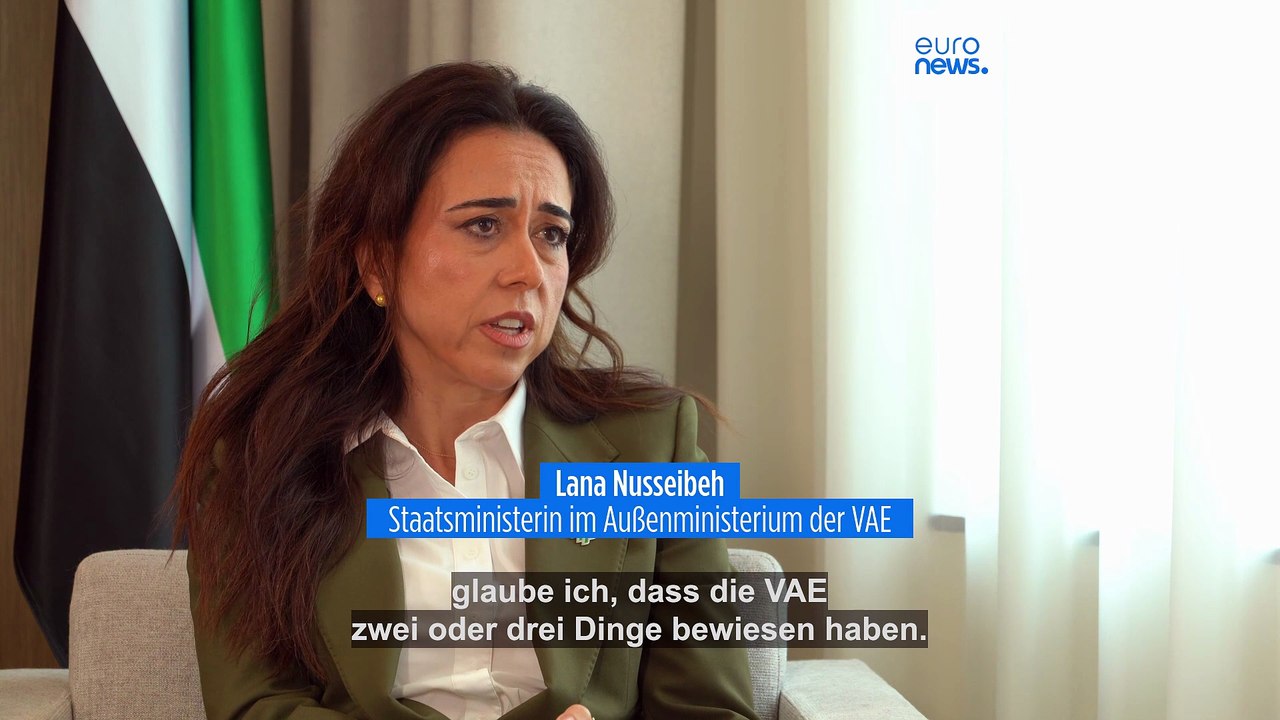 Ministerin der VAE auf Euronews: "Iran darf die Weltwirtschaft nicht als Geisel nehmen"