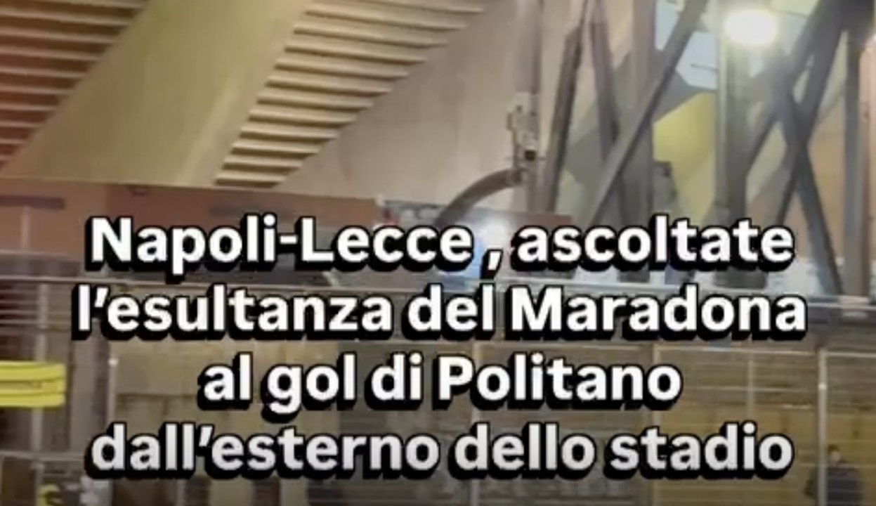 Napoli-Lecce, il Maradona esplode al gol di Politano! Il boato dei tifosi azzurri