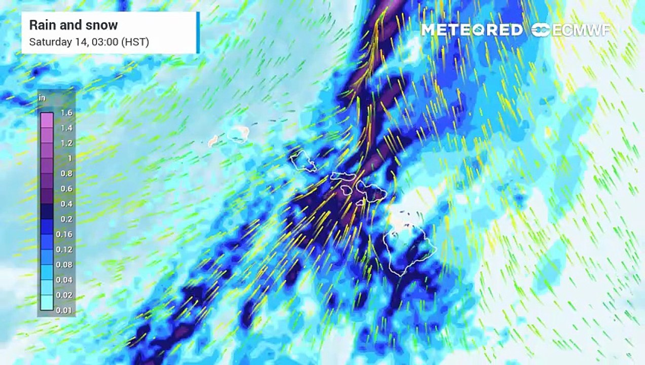 Heavy Hawaiian Rain This Weekend