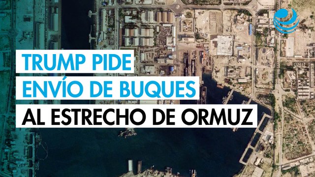 Donald Trump pide a otros gobiernos enviar fuerzas navales al estrecho de Ormuz