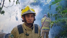 "Com frequência há incêndios nessa área" diz bombeiro após incêndio ambiental no Bairro Melissa