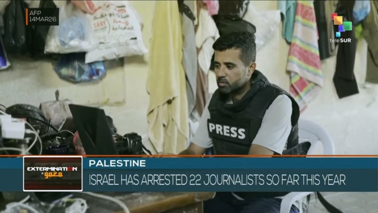 Israel has arrested 22 journalists so far this year