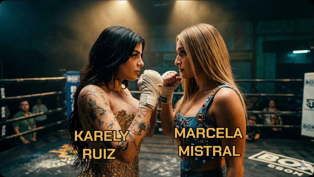 Karely Ruiz y Marcela Mistral encienden los ánimos durante pesaje previo al Ring Royale