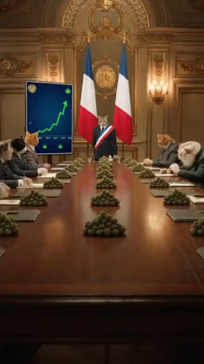 Débat politique très sérieux… sur l’herbe à chats 🐱