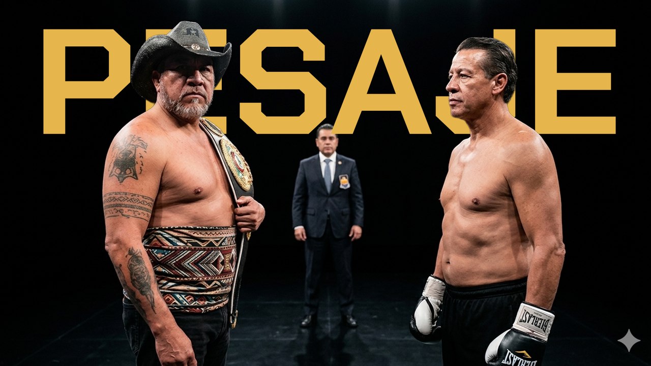 Alfredo Adame y Carlos Trejo cumplen con el pesaje de su pelea en el Ring Royale
