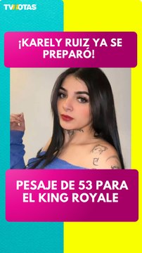 Karely Ruiz da el peso para King Royale: 53 kilos lista para la pelea