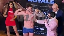 Nicola Porcella pesa 87 kg y está listo para la pelea de mañana en King Royale