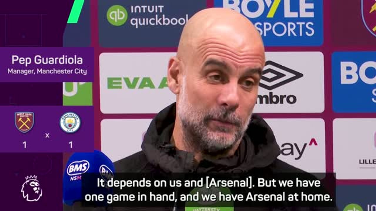 'It's complicated' - Guardiola 'positive' despite losing ground on Arsenal