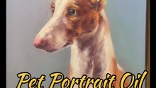 Pet Portrait Oil Painting