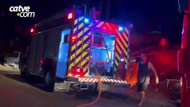 Homem fica ferido após incêndio em residência no bairro XIV de Novembro, em Cascavel