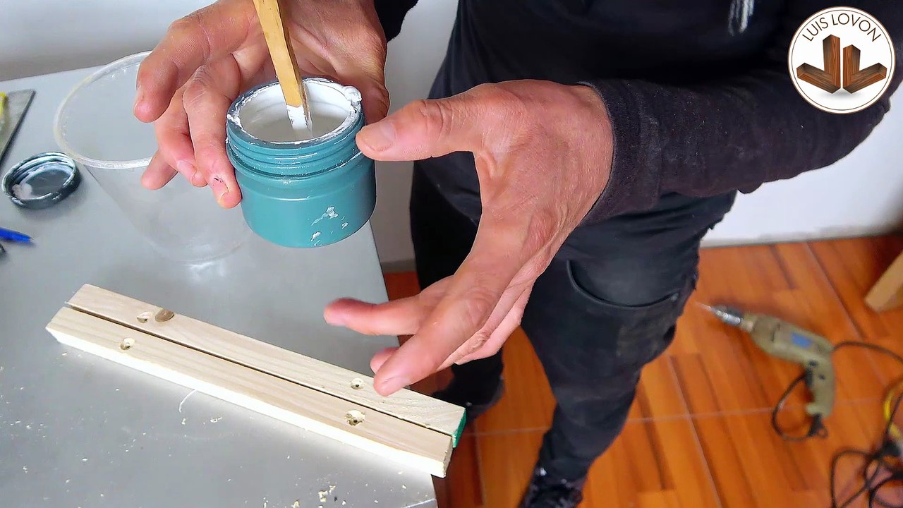 SUJETADORES PARA DIVISIONES DE FORMA CASERA FACIL DE HACER #diy #carpinteria #tutorial / Luis Lovon