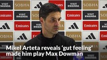 Arsenal boss Mikel Arteta reveals ‘gut feeling’ made him play Max Dowman
