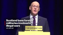 Scotland bans foreign militaries involved in illegal wars