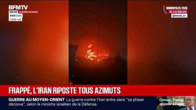 Guerre au Moyen-Orient: une nuit de frappes iraniennes sur des sites militaires américains dans les pays du Golfe