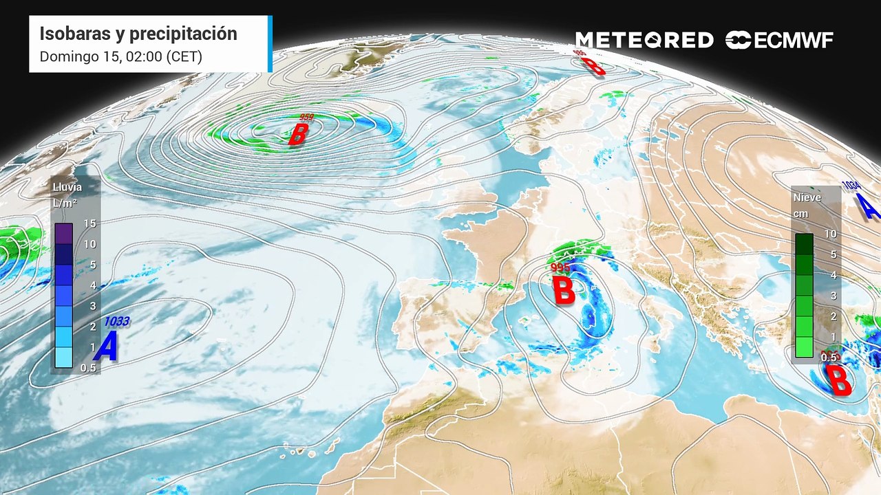 Tiempo en España y borrasca de alto impacto