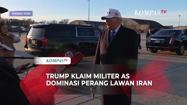 Donald Trump Klaim Militer AS Dominasi Perang Lawan Iran: Sebagian Militer Mereka Hilang!