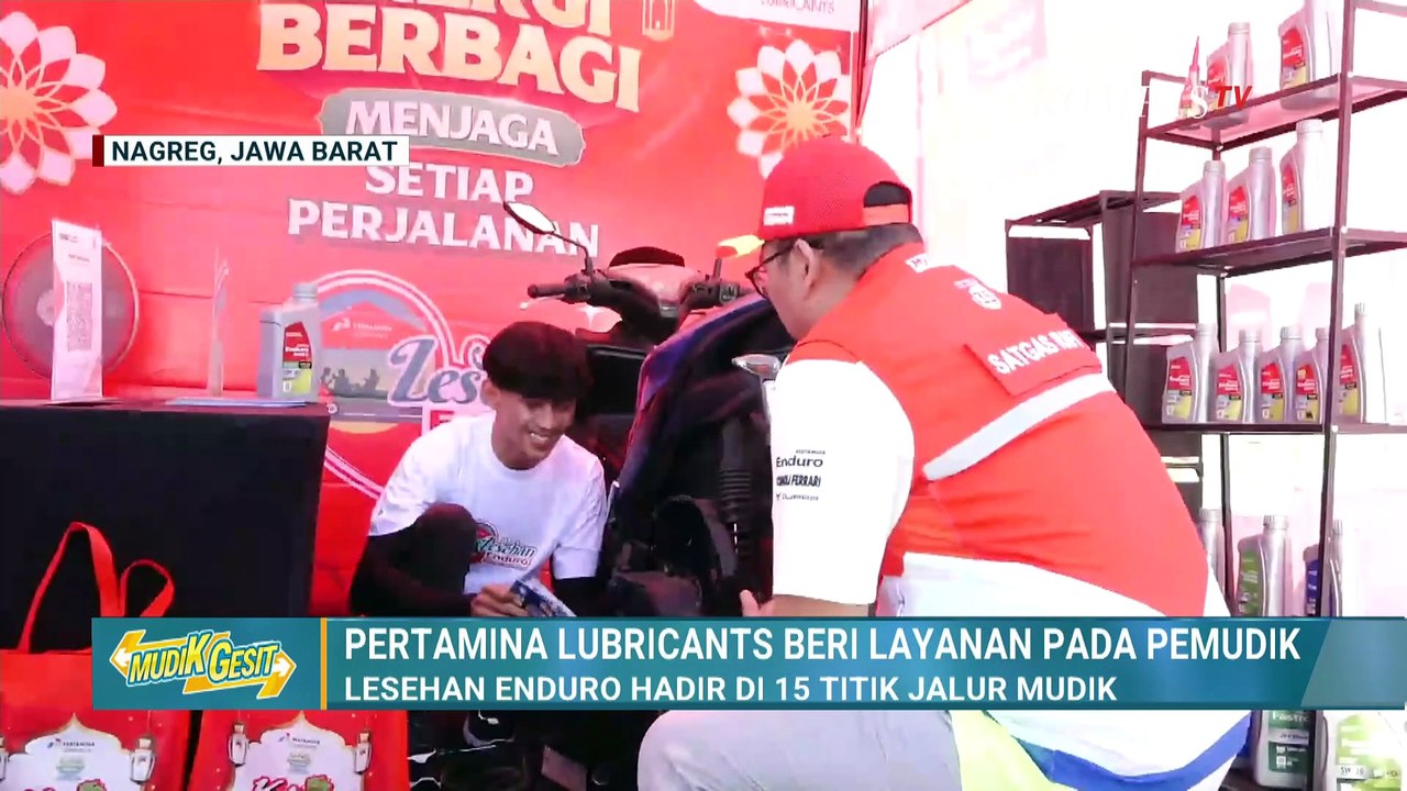 Pertamina Lubricants Hadirkan Lesehan Enduro di 15 Titik Jalur Mudik Lebaran 2026 | KOMPAS SIANG