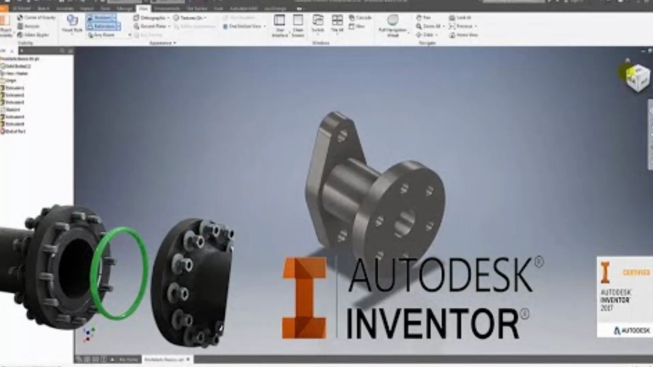 Autodesk Inventor - Diseño de una Brida