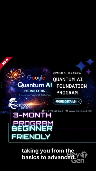 Google Quantum AI Foundation Course EkasCloud  _ Ekascloud
