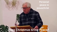 Personal peace in Jesuschrist