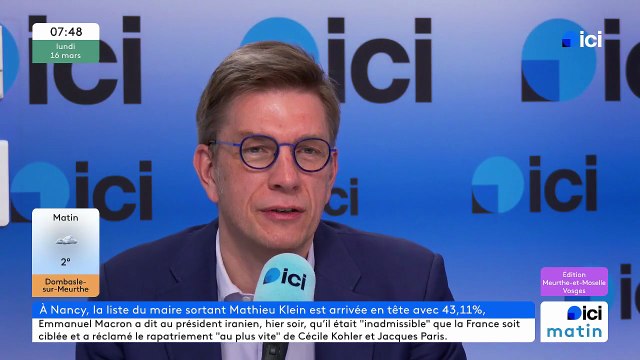 Municipales à Nancy : Je conduirai au second tour la même liste qu'au premier tour , assure le maire sortant Mathieu Klein