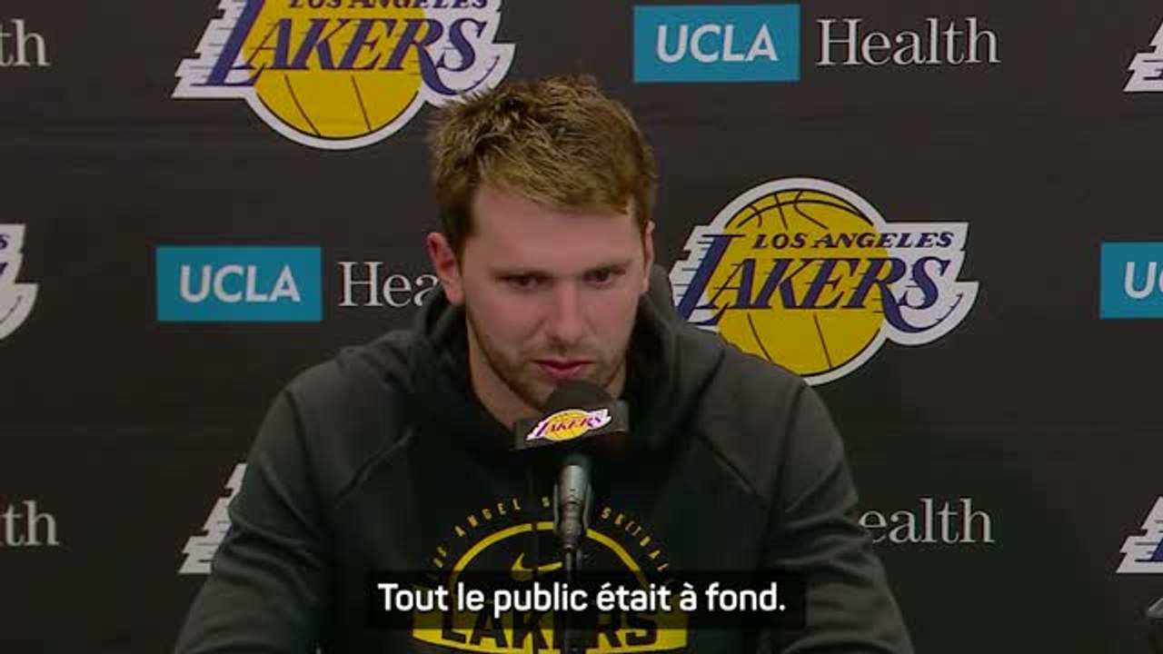 Lakers - Dončić : ''La meilleure ambiance depuis que je suis aux Lakers''
