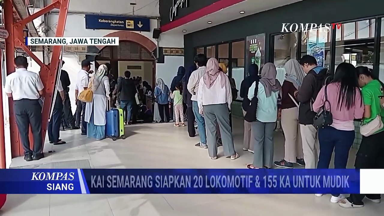 KAI Daop 4 Semarang Siapkan 20 Lokomotif dan 155 Kereta untuk Mudik Lebaran 2026