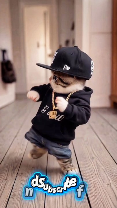 Cool ai cat dancing cute cat dancing
