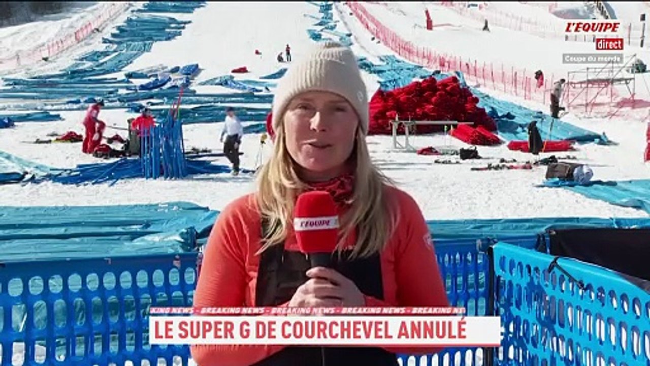 Le super-G de Courchevel annulé - Ski - Coupe du monde - Courchevel