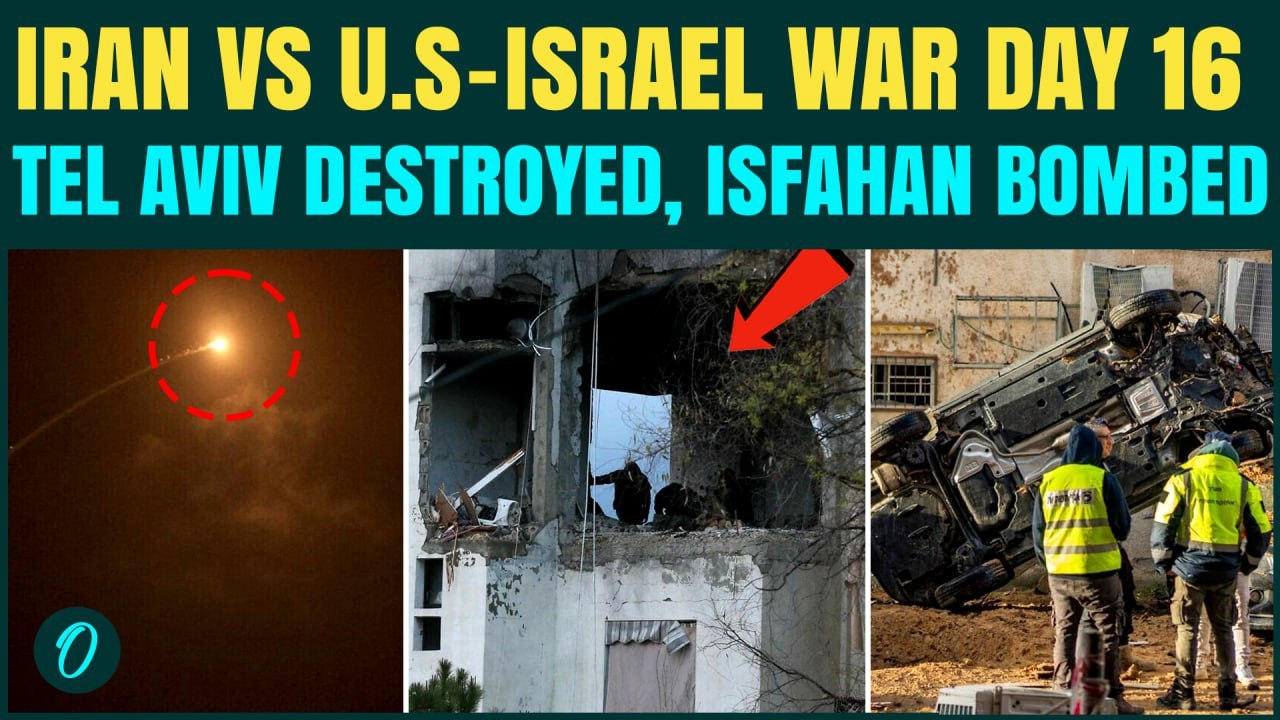 IRAN VS U.S-ISRAEL WAR DAY 16: Ballistic Missiles Rain On Israel, Isfahan Base Attacked | BIBI Dead?