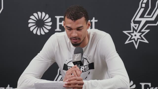 Spurs - Wembanyama : ''Important d’être prêt pour les playoffs''