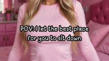 Would you still sit down?