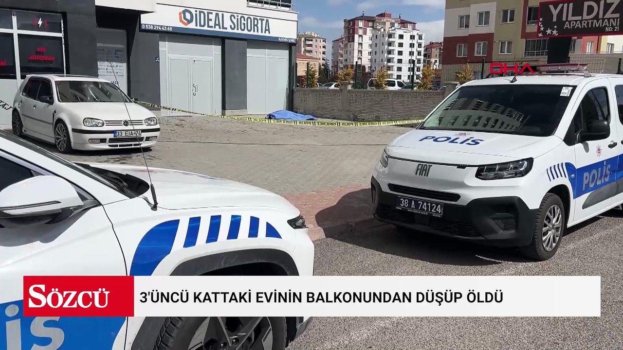 3'üncü kattaki evinin balkonundan düşüp öldü